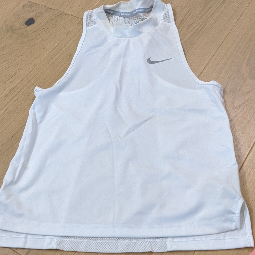 Nike White Sleeveless Top